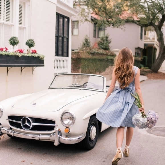 𝅺Gal Meets Glam Samantha Fit and Flare Dress - Picture 7 of 17